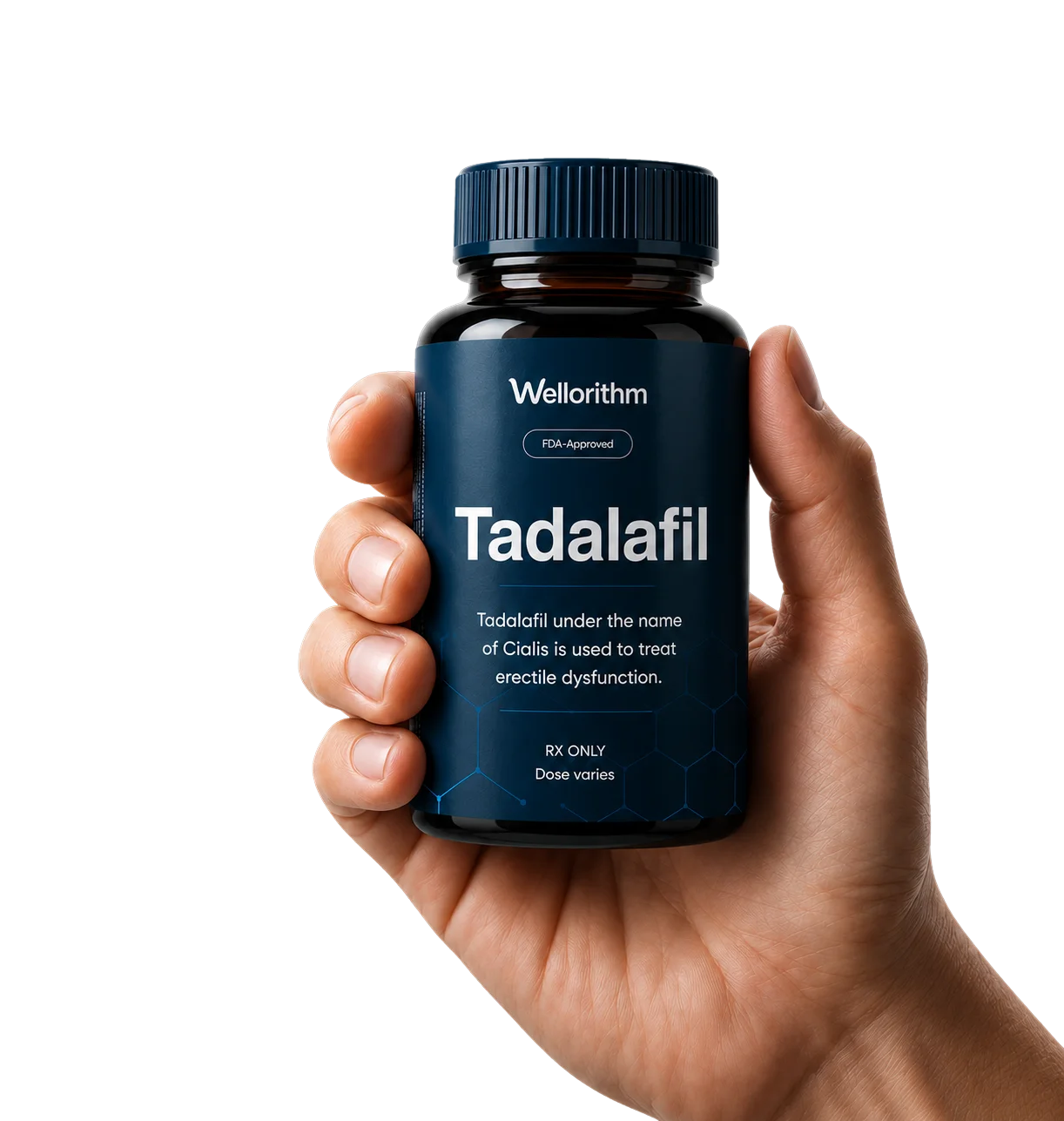 Wellorithm Tadalafil bottle